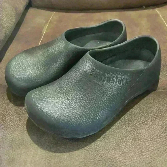 Birkenstock Profi Birki Slip-On Work Clog, Black, Size 39 US 9 - Picture 1 of 8